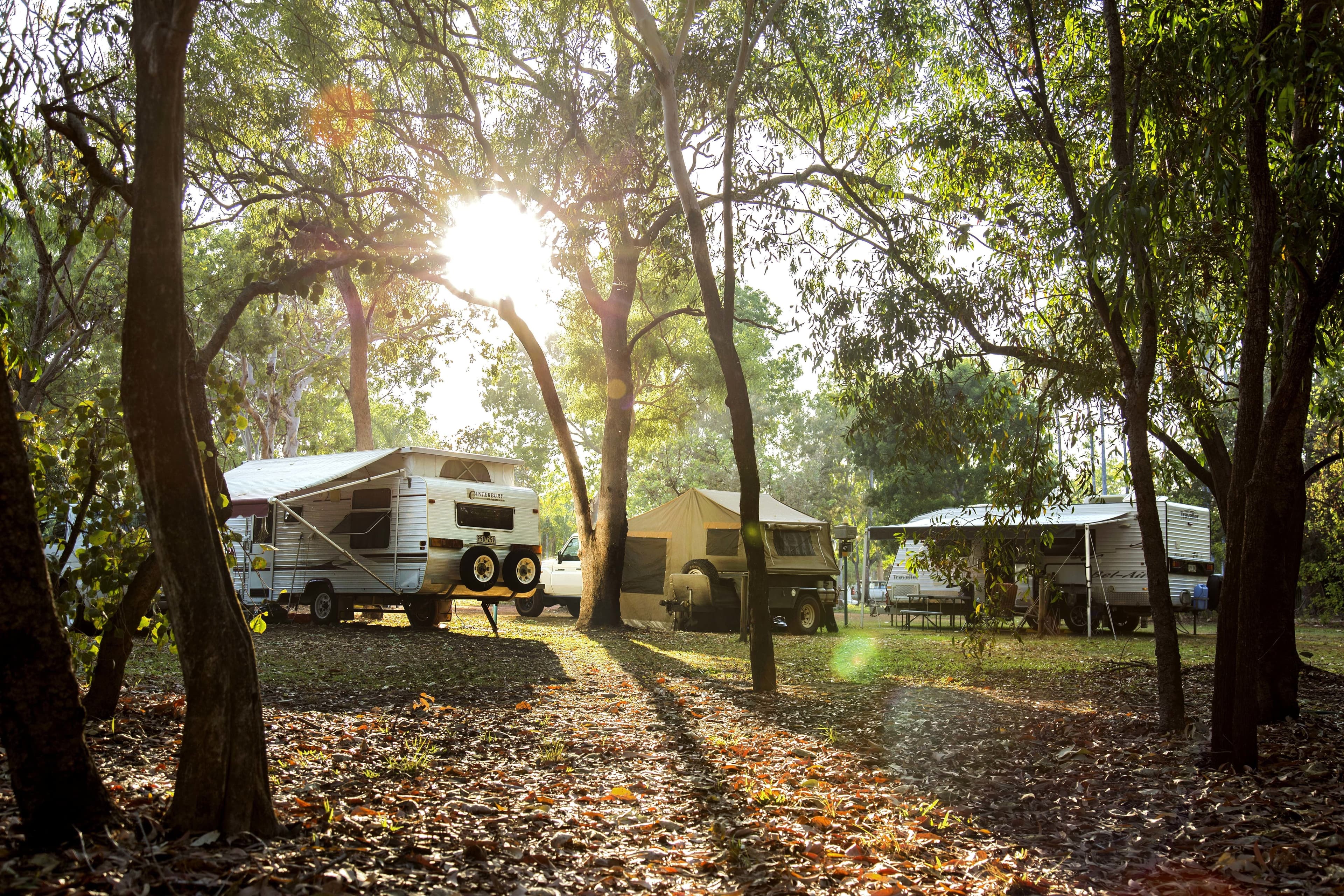 Cooinda Campground and Caravan Park in Kakadu National Park
