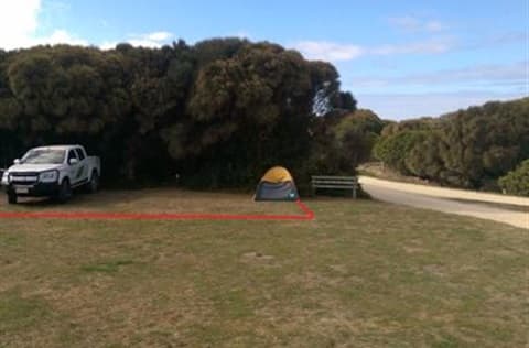 Camping area near Johanna Beach
