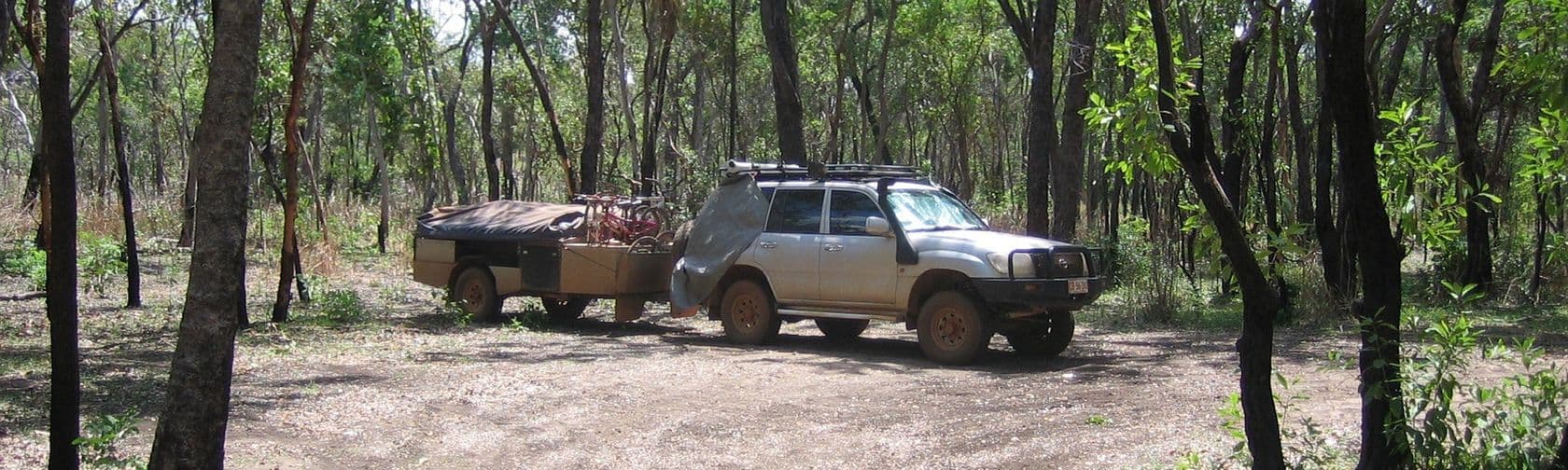 Maguk Campground and surrounding bushland in Kakadu National Park