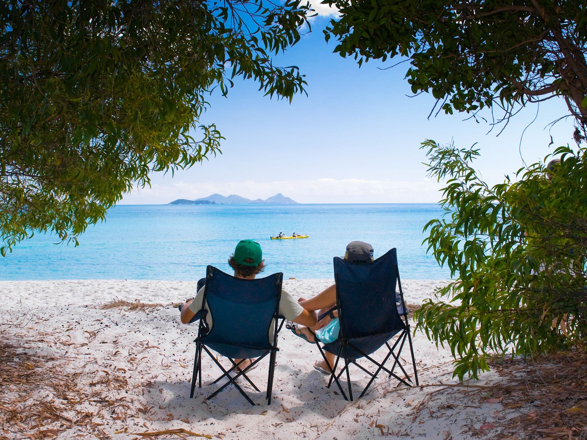 Whitehaven Beach Camping Area on Whitsunday Island