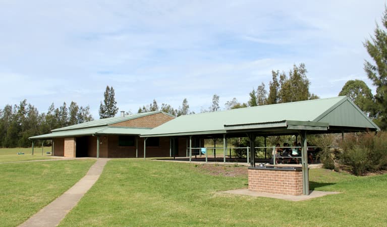 Visitor facilities at Bents Basin campground