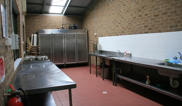 Camp kitchen facilities at Bents Basin