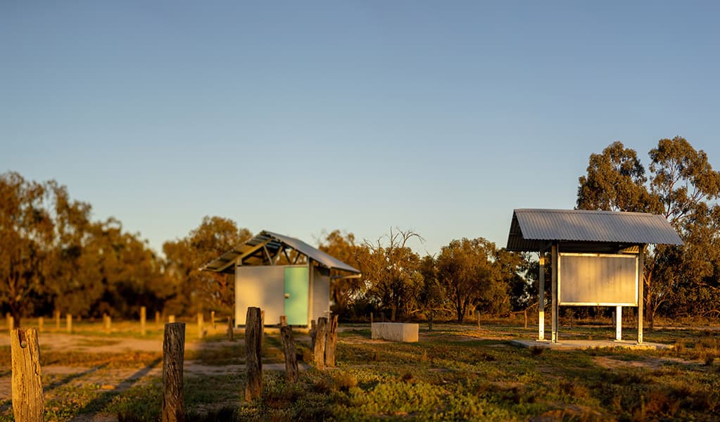 Toilet facility at Brindingabba campground. Credit: Andrew Hull © DCCEEW