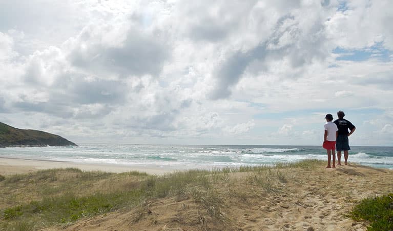 The beach near Hungry Gate campground in Hat Head National Park. Photo: Debby McGerty © Debby McGerty