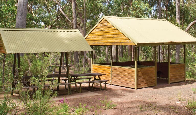 Factilities at the Bark Hut Campground, Mount Kaputar National Park. Photo © Rob Cleary