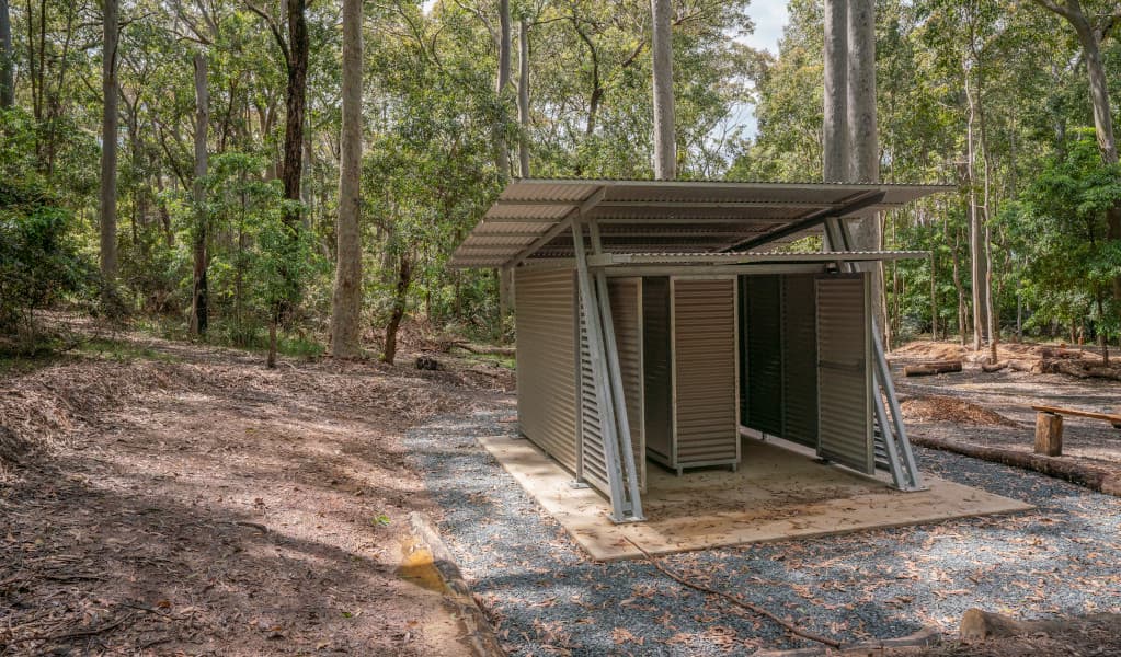 Toilet facilities at Oaky Beach campground. Credit: John Spencer © DPE